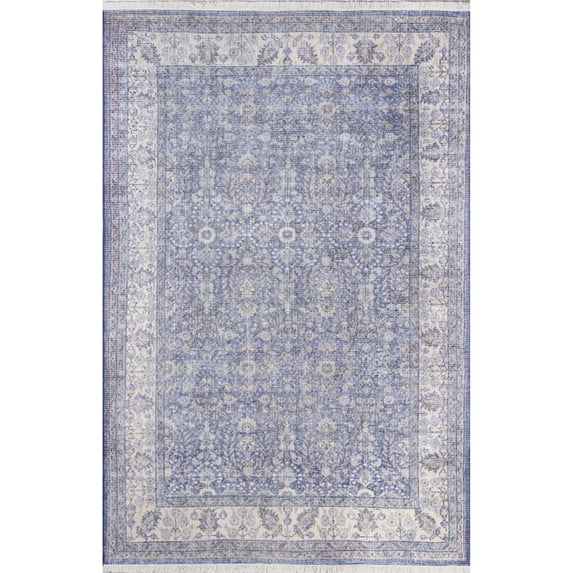 Momeni Helena Traditional Blue Area Rug 2'6" X 10' Runner