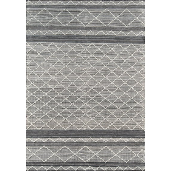 Momeni Hermosa Geometric Contemporary Area Rugs, Gray