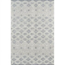 Momeni  Hermosa Hand Woven Area Rug Grey 2' X 3' 2' x 3' Indoor,Accent,Handmade Rectangle