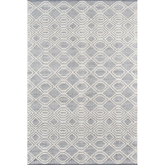 Momeni Hermosa Hand Woven Recycled Plastic Gray Area Rug 3'6" X 5'6"