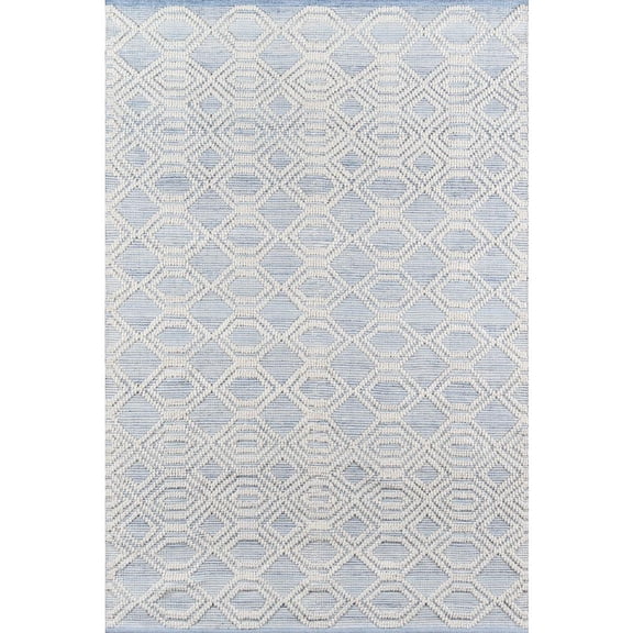 Momeni Geometric Contemporary Area Rugs, Blue