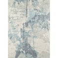 thumbnail image 1 of Momeni Illusions Hand Tufted Wool Blue Area Rug 8' X 11', 1 of 5