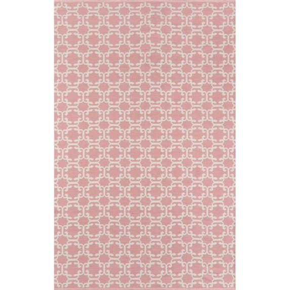 Madcap Cottage Palm Beach Via Mizner Area, Indoor Outdoor Rug, 7'6" X 9'6", Pink