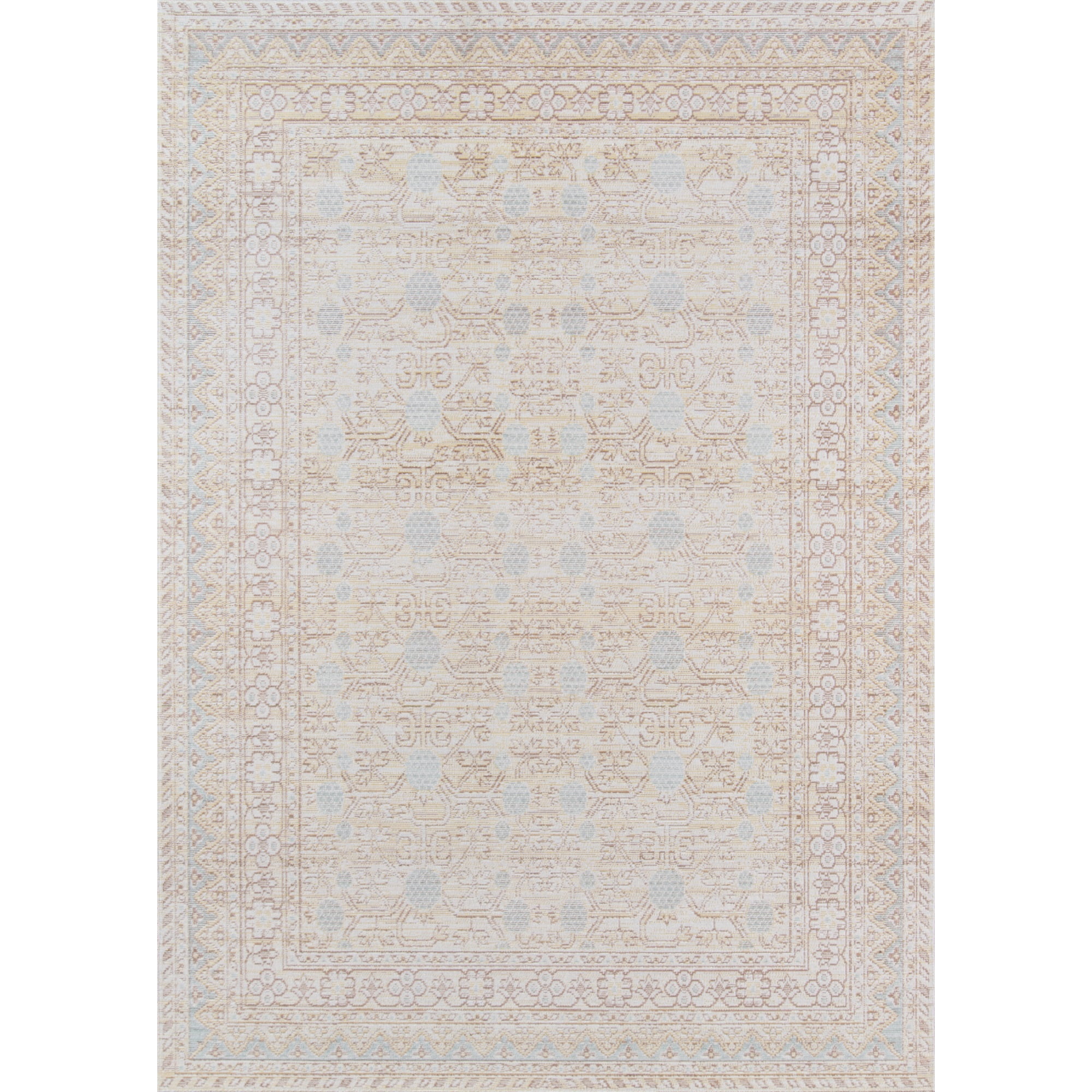 Momeni Isabella Polyester Machine Made Blue Runner 2'3" X 8'