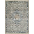 thumbnail image 1 of Momeni Izmir Polyester Medallion Blue Area Rug 3' X 5', 1 of 14