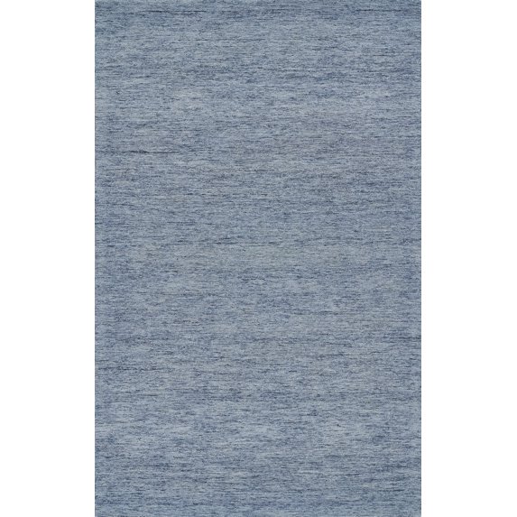 Momeni James Hand Tufted Wool Contemporary Denim Area Rug 5' X 8'