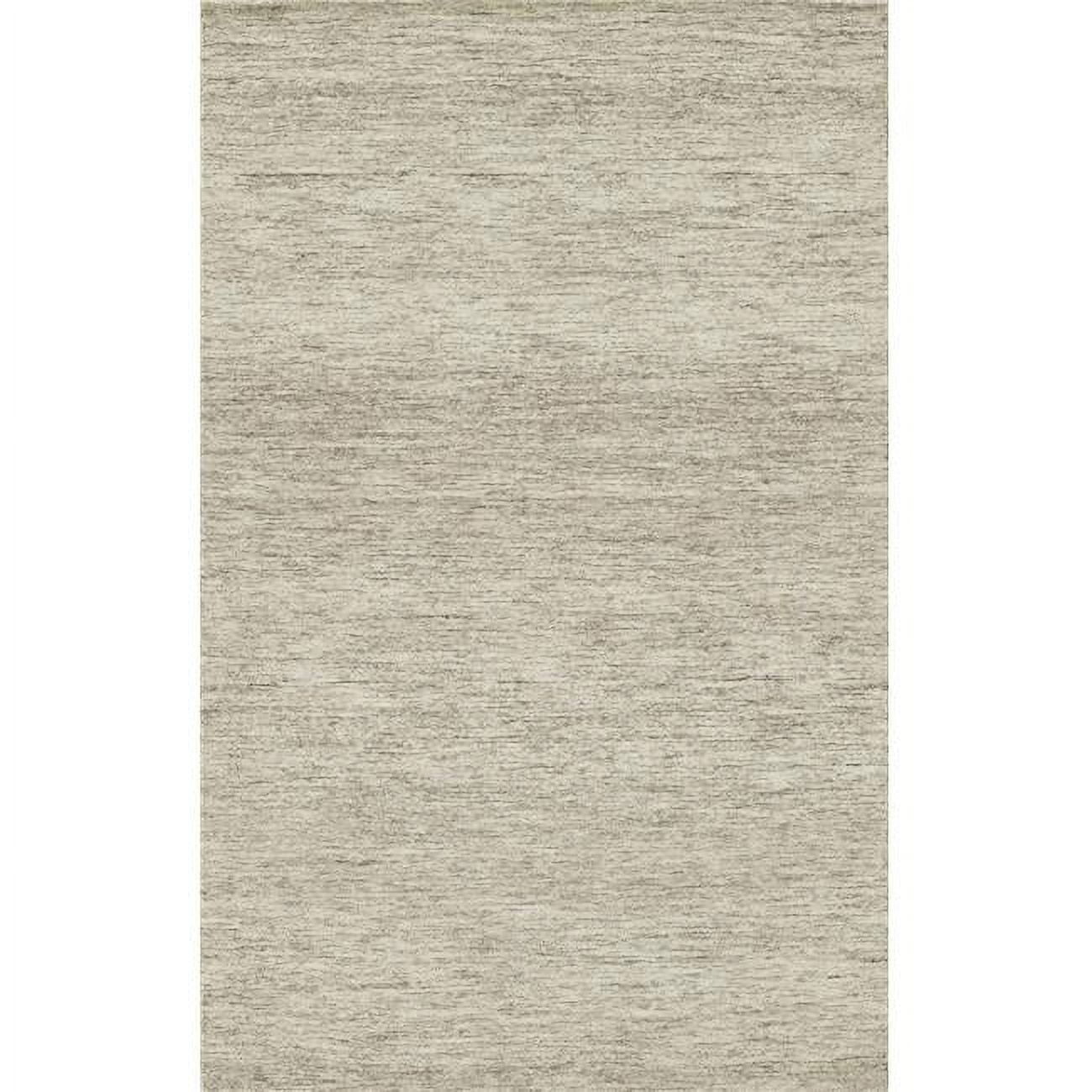 Natural Hand-Tufted Wool Rectangular 8' x 10' Area Rug