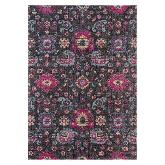 Momeni Jewel Polypropylene Machine Made Charcoal Area Rug 9' X 12', Vendor Provided data