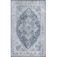 thumbnail image 1 of Momeni Karachi Polyester Medallion Grey Area Rug 8' X 10', 1 of 6