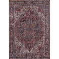 thumbnail image 1 of Momeni Karachi Polyester Burgundy Runner 2'3" X 8', 1 of 2