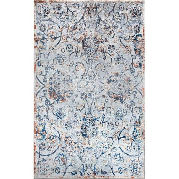 Momeni Karachi KAR-5 Light Blue 2'3" X 8' Runner
