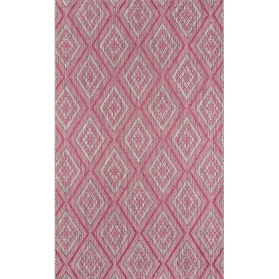 Momeni LAKEPLAK LAK-1-710x1010-PINK Area Rug