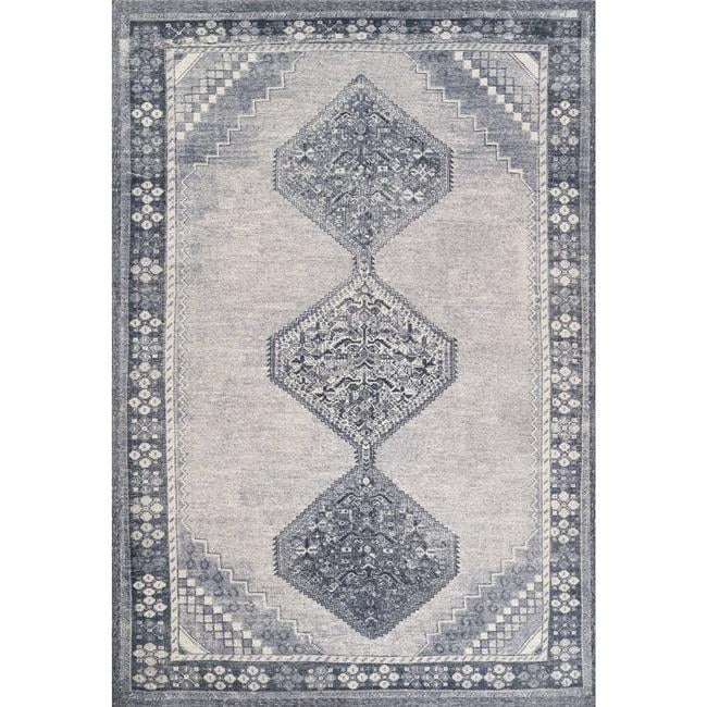 Luna Area Rug Momeni LUNA0LNA-1BLU5080 5 x 8 ft. Luna LNA-1 Hand Tufted Indoor ...