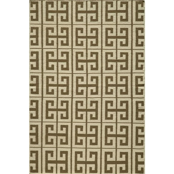Momeni Laguna Wool Hand Woven Taupe Runner 2'3" X 8'