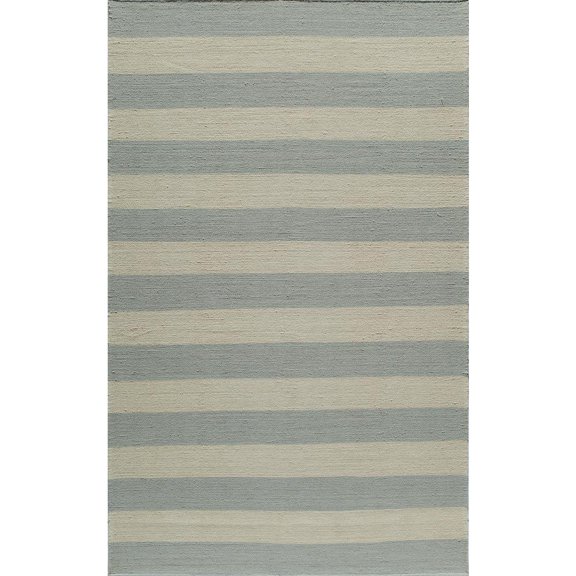 Momeni Laguna&nbsp;Striped Modern Area Rugs, Blue and White, 42" x 66"