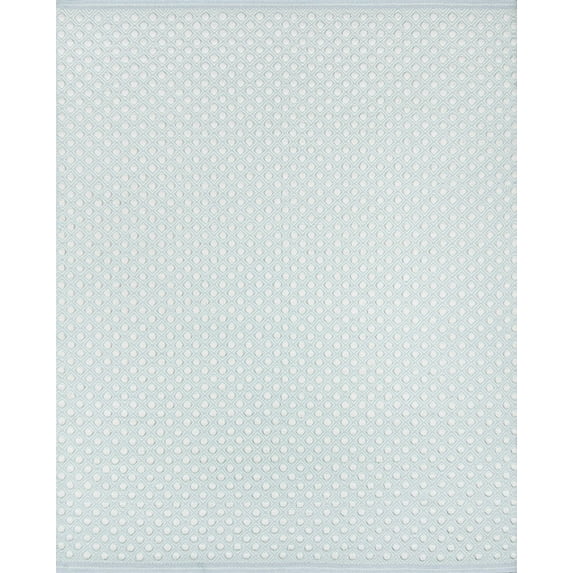 Erin Gates by Momeni Langdon Windsor Blue Hand Woven Wool Area Rug 5' X 8'