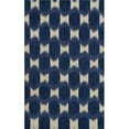 thumbnail image 1 of Momeni LEIDELEI-1NVY3656 3 ft. 6 in. x 5 ft. 6 in. Leiden Rectangle Area Rug, Navy, 1 of 3
