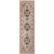 Momeni Lenox Polypropylene Machine Made Ivory Runner 23 X 8