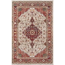 Momeni Lenox Traditional Medallion Area Rug 5' x 7'5" 5' x 8' Indoor Rectangle Traditional