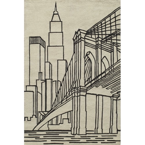 Momeni Lil Mo Hipster Brooklyn Bridge Area Rug