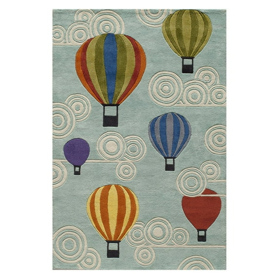 Momeni Lil Mo Whimsy Collection Chinese Hand Tufted Multi Area Rugs 4'X6'