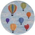 thumbnail image 1 of Momeni Lil Mo Whimsy Hot Air Balloons Area Rug, 1 of 4