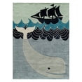 thumbnail image 1 of Momeni Lil Mo Whimsy Whale's Tail Area Rug, 1 of 5