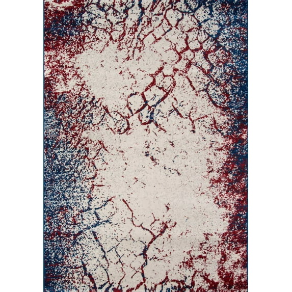 Momeni Loft Area Rug, Navy, 5'3" X 7'6"