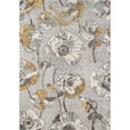thumbnail image 1 of Momeni Rugs LUXE0LX-09GRY5376 Luxe Collection Power-Loomed Contemporary Area Rug, 5'3" x 7'6", Grey, 1 of 2