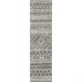 thumbnail image 1 of Momeni Mallorca Hand Hooked Wool Grey Runner 2' X 8', 1 of 2