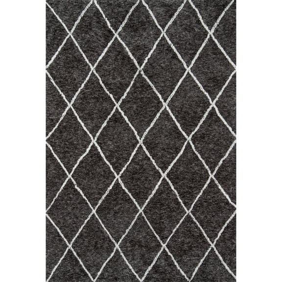 Momeni Margaux Geometric Contemporary Area Rugs, Black