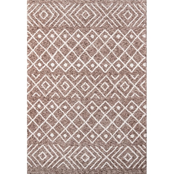Momeni Margaux Polyester Machine Made Taupe Runner 2'3" X 8'