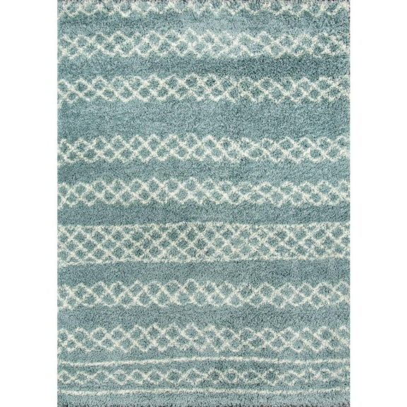 Momeni Maya 2'3" X 7'6" Contemporary Runner Rug in Blue