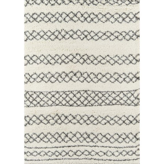 Momeni Maya 3'11" X 5'7" Contemporary Rug in Ivory