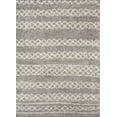 thumbnail image 1 of Momeni  Maya Contemporary Geometric Area Rug Grey 9' 3" x 12' 6" Polypropylene More than 1 inch N/A 9' x 12' Indoor Grey,Ivory, 1 of 4