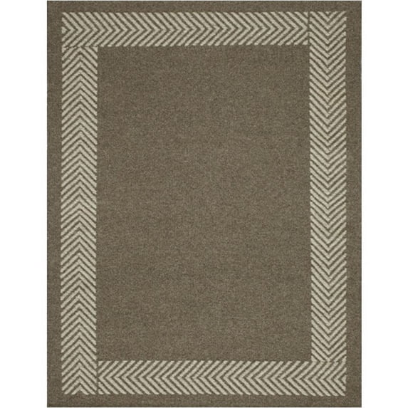 Momeni Mesa 8' X 10' Contemporary Hand Woven Wool Rug in Natural