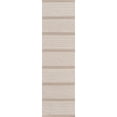 thumbnail image 1 of Momeni Mesa 2'3" X 8' Contemporary Hand Woven Wool Runner Rug in Beige, 1 of 2
