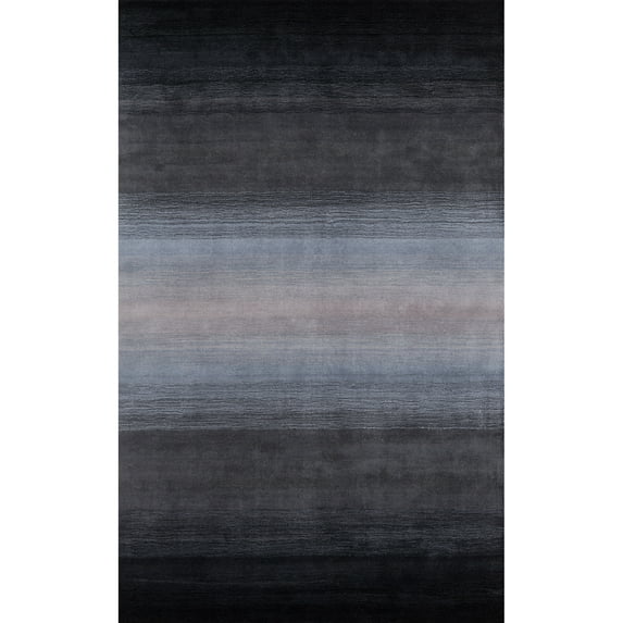 Momeni Metro Collection Indian Hand Tufted Midnight B Area Rugs 2'3"X3'9"