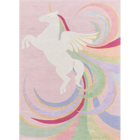 Momeni Mo Classic Animal Print Contemporary Area Rugs, Pink