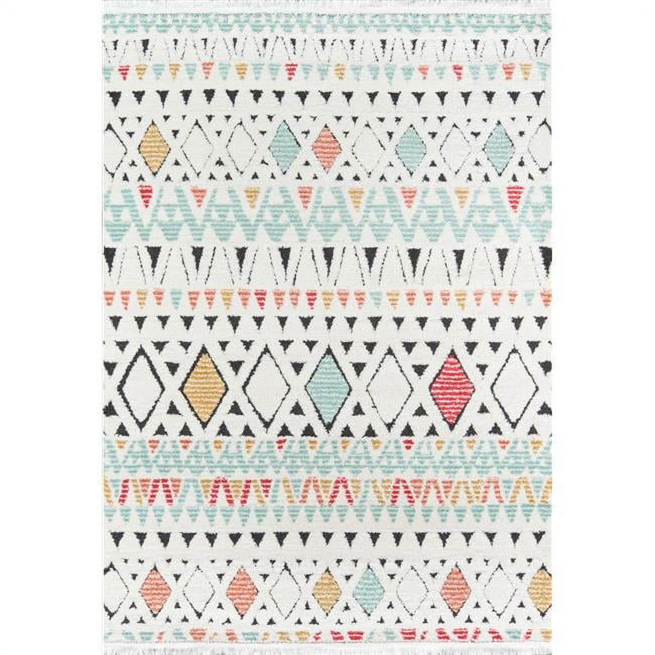 Ivory Elegance Handmade Tufted Wool Rectangular Rug