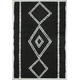 thumbnail image 1 of Momeni Monaco Geometric Polyester Black Area Rug 7'6" X 9'6", 1 of 6