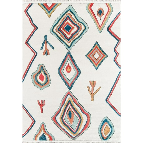 Momeni Monaco Polypropylene and Polyester Machine Made Multi Area Rug 7'6" X 9'6"