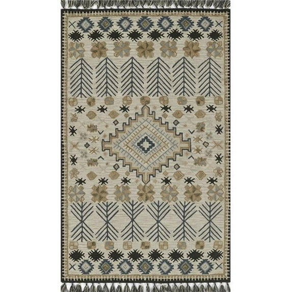 Momeni Transitional Rectangle Area Rug, Ivory, 9' X 12'