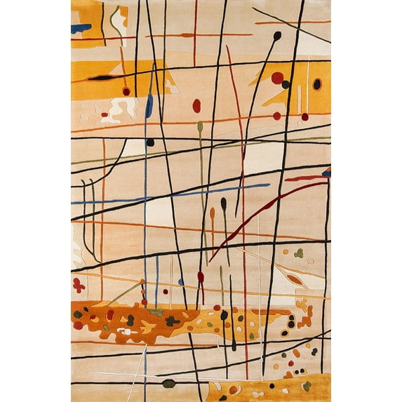 Momeni New Wave Drip Art Area Rug