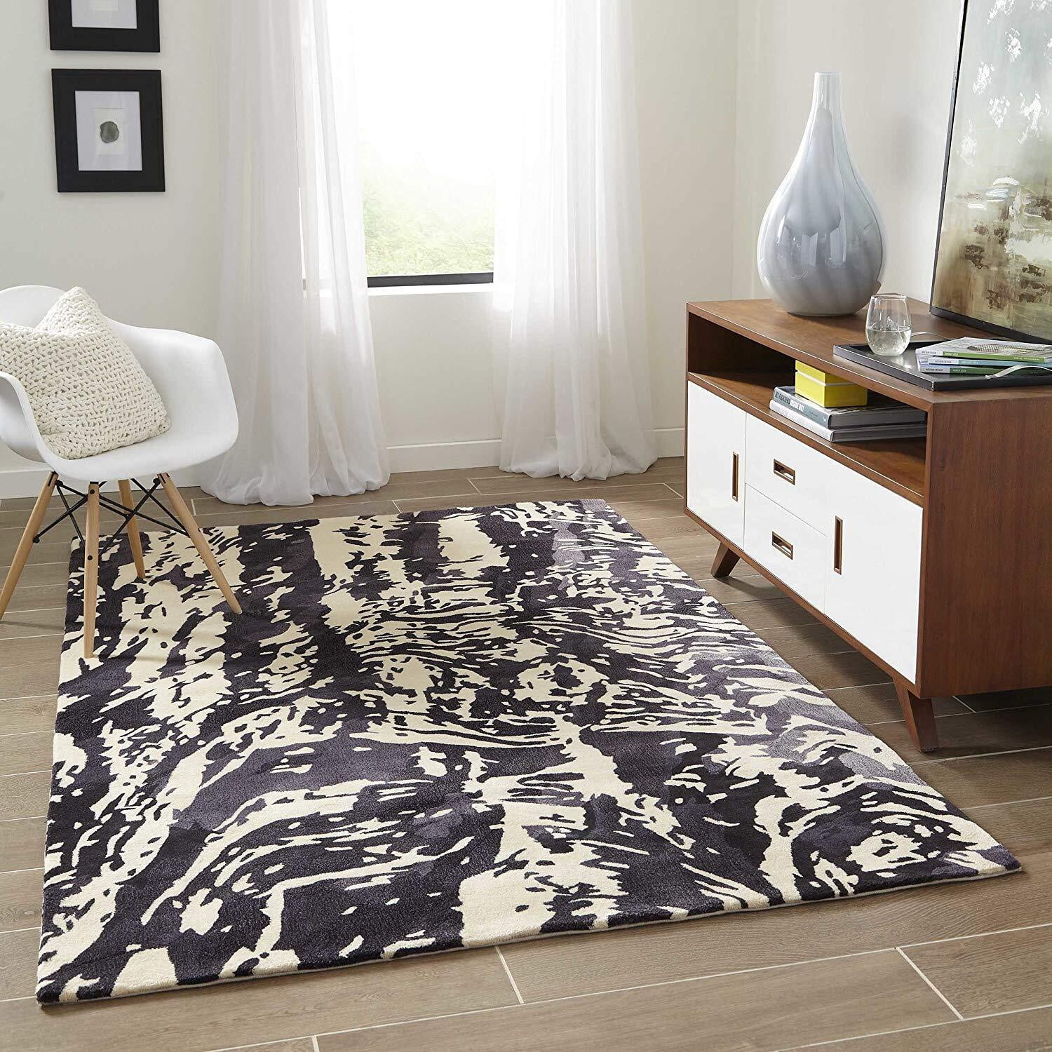 Momeni New Wave Grain Area Rug - Walmart.com - Textured Au Grain Area Rug Designs