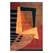 Momeni New Wave 3'6" X 5'6" Contemporary Hand Tufted Wool Rug In Blue