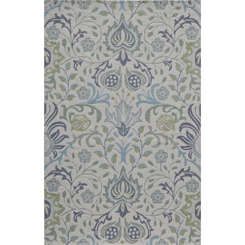 Momeni Newport 3'9" X 5'9" Hand Tufted Wool Rug in Blue