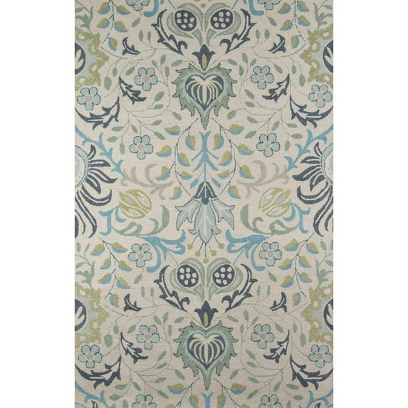 Momeni Newport 3'9" X 5'9" Hand Tufted Wool Rug in Blue