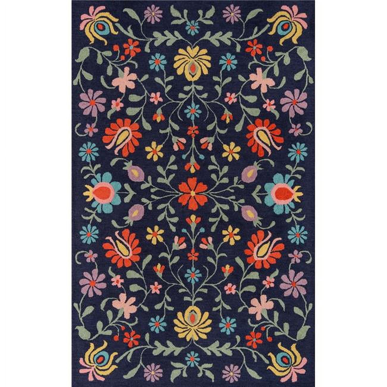 Momeni Newport Floral Contemporary Area Rugs, 60" x 96"