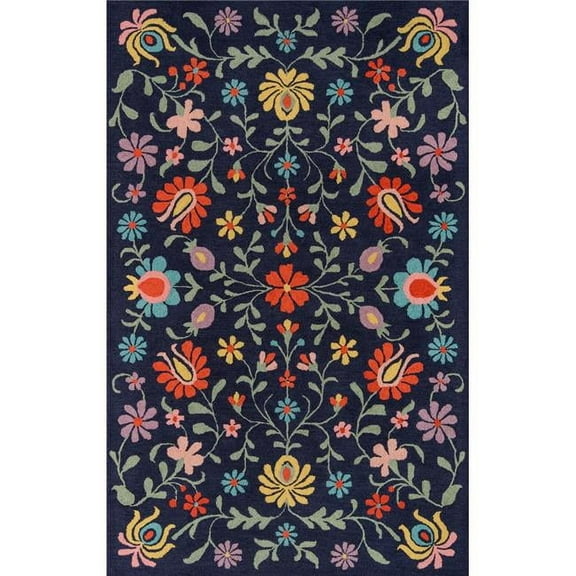 Momeni Newport Floral Farmhouse Area Rugs, Beige